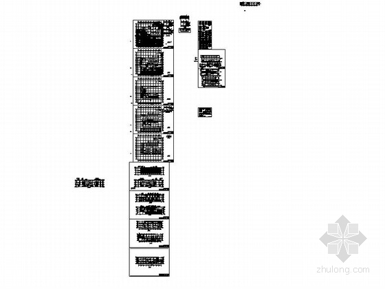 [浙江]3层知名汽车4S店设计施工图（知名建筑设计院）-总缩略图 