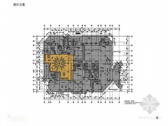 现代风商业街概念设计资料下载-[徐州]某幽雅酒店混搭风室内概念方案设计图