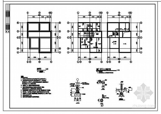 砖混住宅结构设计图资料下载-某两层砖混住宅结构设计图
