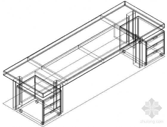 cad办公家具家具资料下载-办公家具CAD模型19