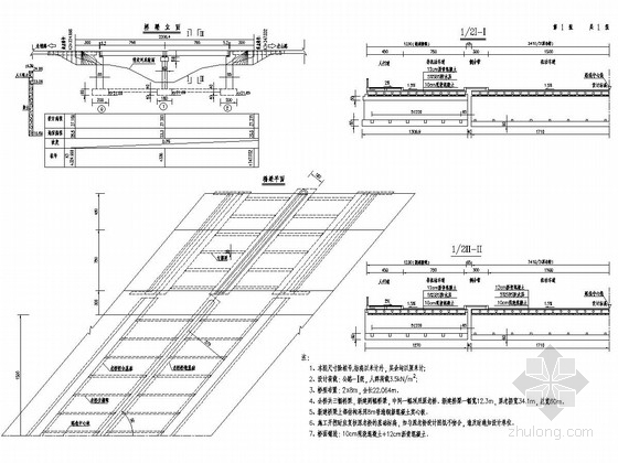 多路幅宽度城市主干路老路改建新建工程设计套图（589页路桥涵排水照明交通工程）-桥型布置图 