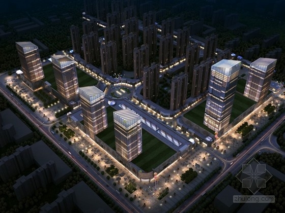 商住地块可研资料下载-[黑龙江]城市核心区商住地块规划设计方案文本