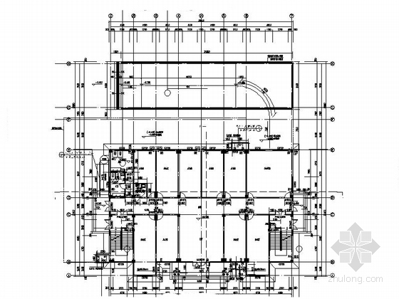[安徽]市级多层小学整套规划设计施工图（含教学楼、风雨操场等2015年图纸）-市级多层小学整套规划平面图