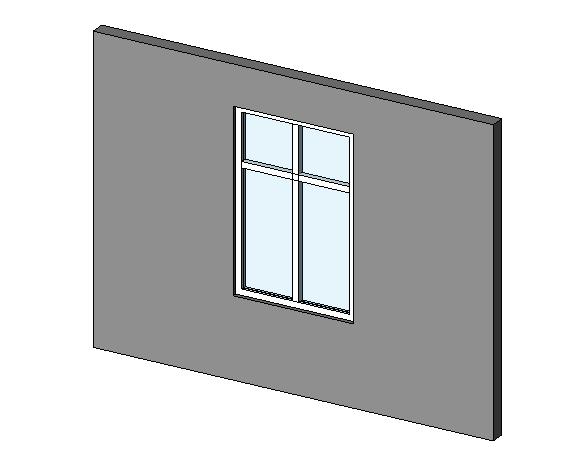 16CJ69垂直滑动窗资料下载-bim软件应用-族文件-推拉窗