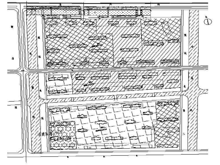 [阜阳]知名地产混凝土框架结构商业建筑施工组织设计（199页）-01临时加工厂总平面布置图