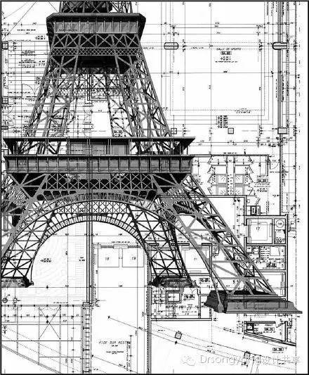 手绘建筑施工图纸全套资料下载-欧洲古典建筑的手绘施工图局部