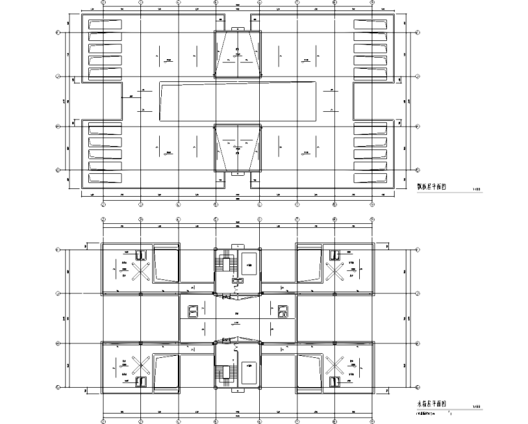 [江苏]中国药大研究生实验楼室内设计施工图-平面图