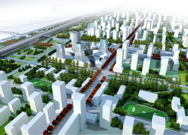 居住区绿地景观规划资料下载-[上海]大型混合居住区景观规划文本（PDF+115页）