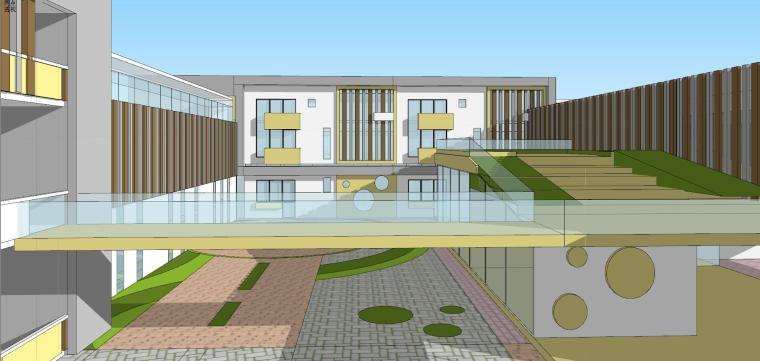 任家渡幼儿园建筑模型设计（2018年）-R 21