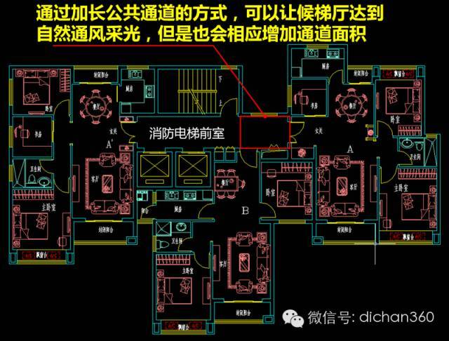 一梯三户是这样布局的_26