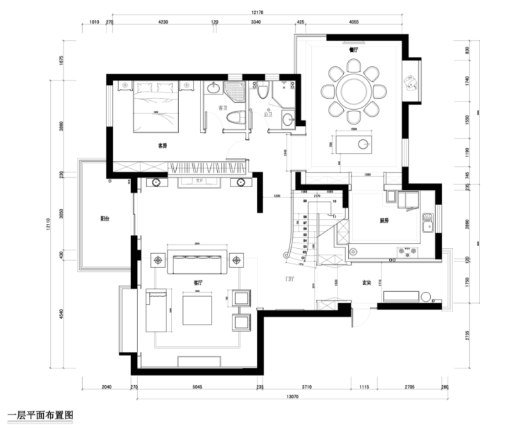 3层小别墅图纸效果图资料下载-棕榈泉别墅施工图+效果图