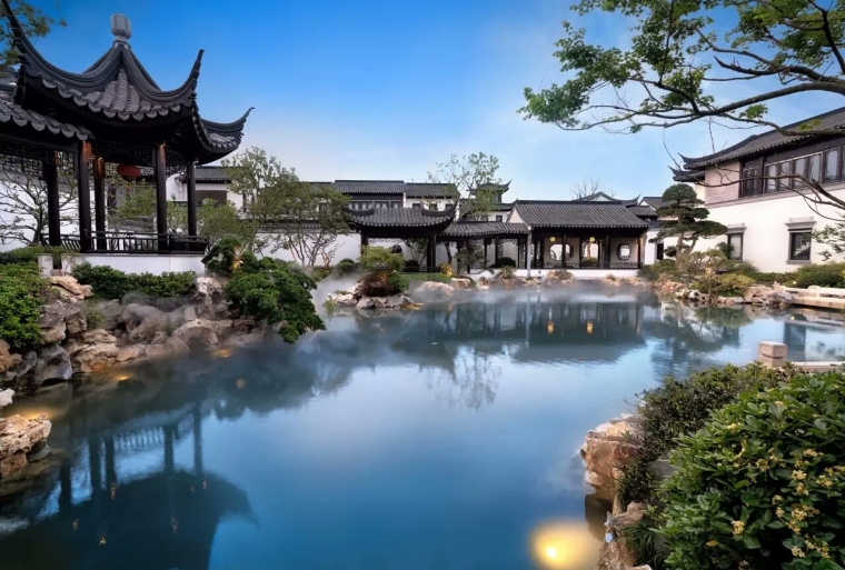 中国中式别墅庭院资料下载-中式庭院之美