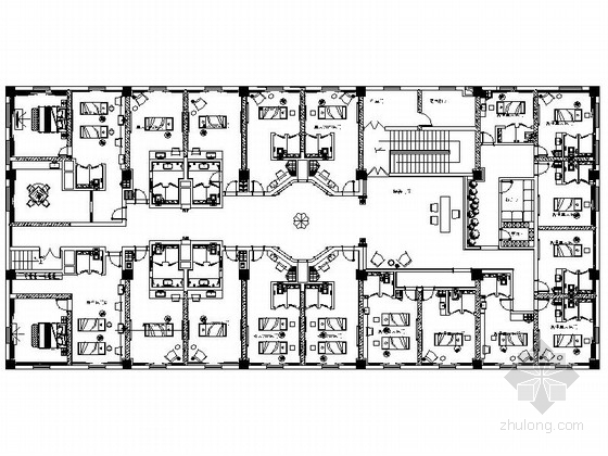室内装修西安资料下载-[西安]豪华酒店SPA区域室内装修施工图（含效果）