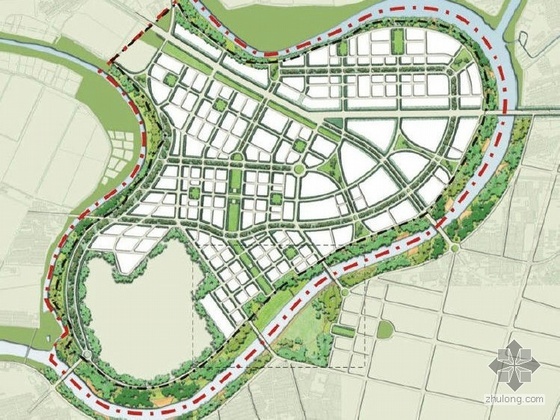街区总体概念规划设计资料下载-天津县城总体概念规划