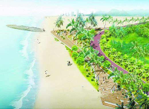厦门旅游风景资料下载-厦门环岛路超2千米黄金海滩将成，总投资约9272万元！