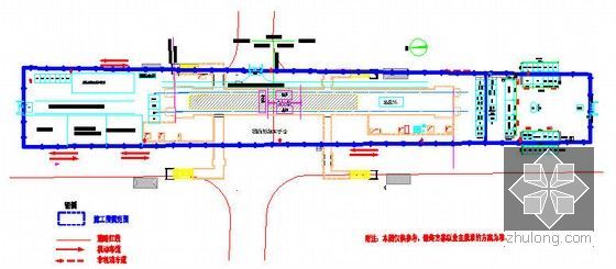 地铁车站及盾构区间土建工程实施性施工组织设计267页（明挖顺筑法）-施工场地平面布置图