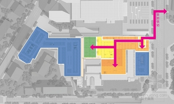 [四川]城市中央综合商务开发区概念性规划设计方案文本-城市中央综合商务开发区分析图