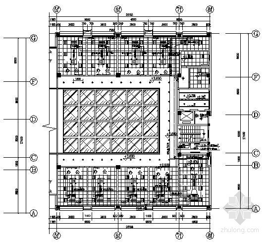 多层规划局办公楼设计资料下载-多层办公楼空调设计施工图
