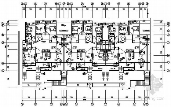 五层单元住宅楼建筑施工图资料下载-五层小区住宅楼电气施工图纸