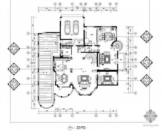 15层别墅施工图资料下载-[北京]某四层别墅施工图
