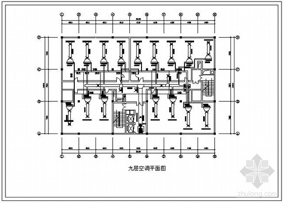 某14层酒店空调系统平面图-4