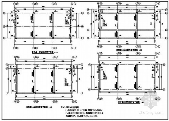 桥梁挡块加固设计图资料下载-某学校连廊加固设计图