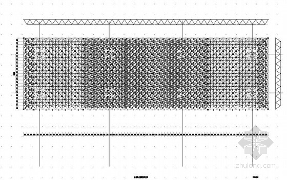 收费站网架结构施工图资料下载-网架结构收费站结构施工图