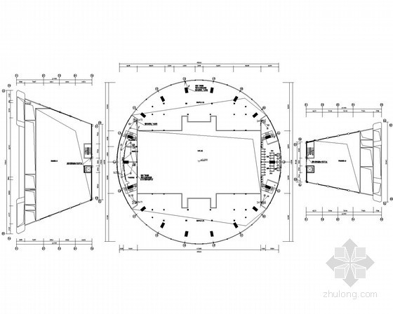 综合体育馆电气图纸资料下载-[广东]8000平方米体育馆全套电气施工图纸