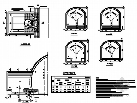 预留电力设计图资料下载-[贵州]铁路双线隧道复合式衬砌专用洞室及变压器洞室设计图