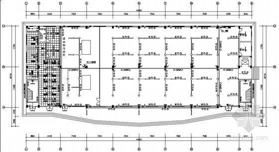 三层酒店建筑CAD图纸资料下载-某三层厂房电气图纸