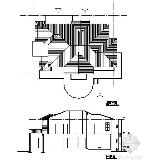 某二层钢结构别墅建筑方案图-2