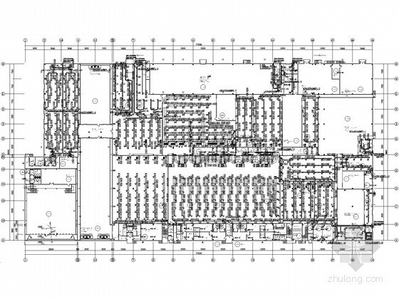 采暖设计平面图资料下载-[青岛]食品工厂空调通风设计平面图