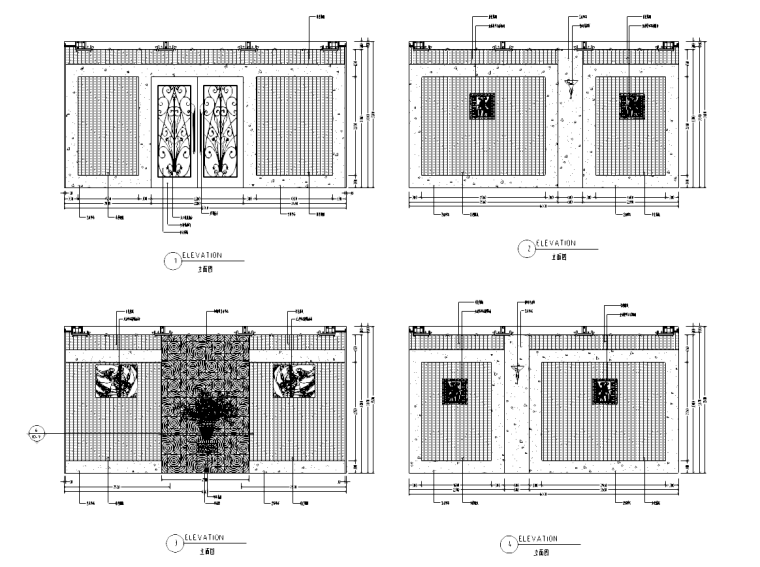 餐厅全套cad施工图资料下载-[广西]大学餐厅室内装修全套施工图