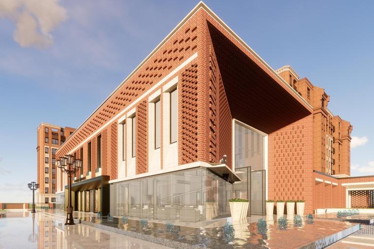 褐石建筑模型资料下载-[上海]上海金地·泗泾样板区建筑模型设计（2018年）
