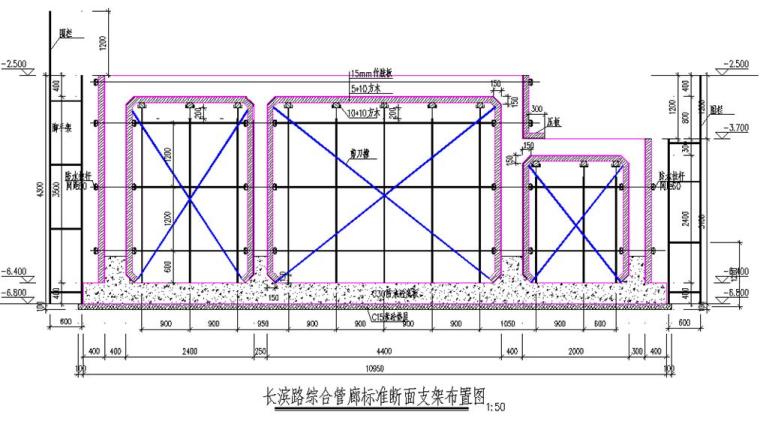 综合管廊施工缝防水设计资料下载-[海南]地下综合管廊试点工程主体施工总结（80页）