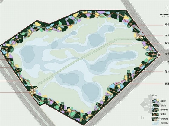 湿地公园景观设计主题资料下载-[哈尔滨]“生命的细胞”生态湿地公园景观设计方案