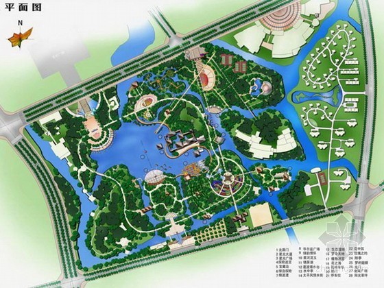 展馆规划设计方案资料下载-[浙江]公园规划设计方案