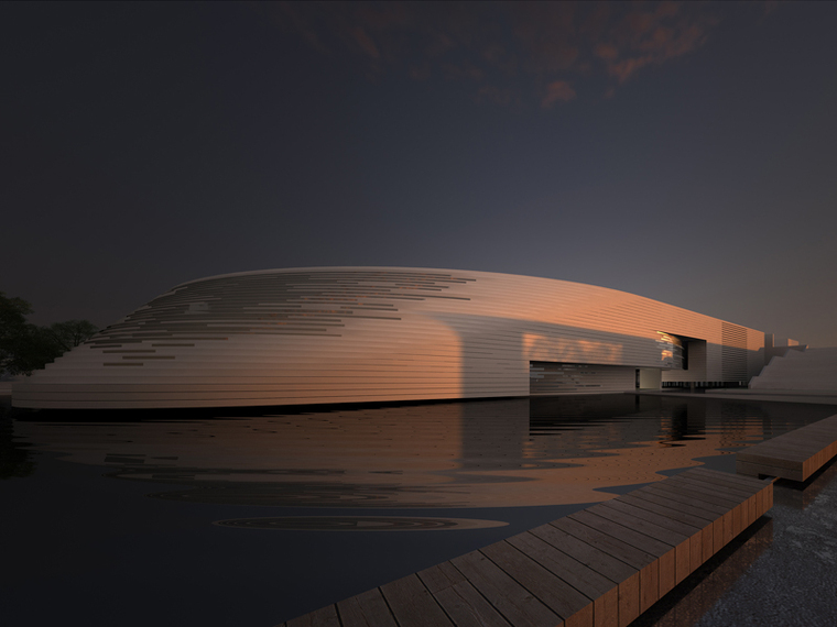 3d建筑资料下载-时尚建筑3D模型下载