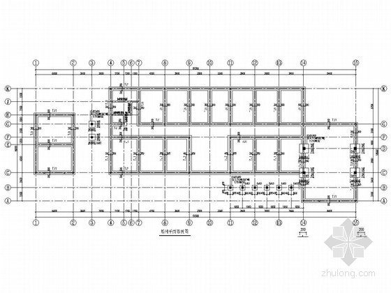 框架桥CAD施工图资料下载-单层砌体结构（局部框架）苗木基地办公楼结构施工图