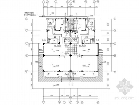 三层别墅建筑给排水设计资料下载-[湖北]三层别墅给排水施工图