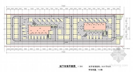 [海南]现代风格海景住宅小区规划设计方案文本-现代风格海景住宅小区规划设计方案平面图