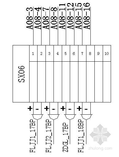 某弱电工程系统机柜接线施工图- 