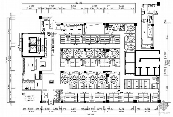 火锅城设计装修资料下载-某火锅城设计施工图