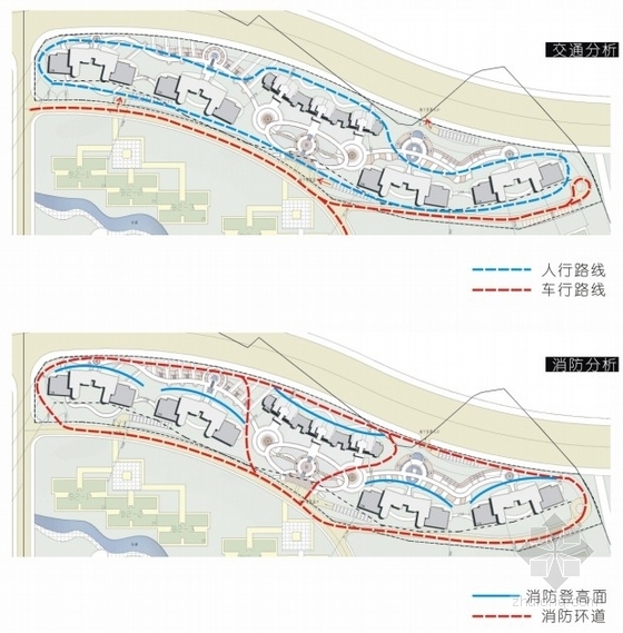 [广东]现代风格高层住宅区规划及单体方案文本(含CAD)- 住宅区分析图