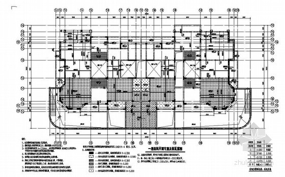 异形楼梯设计平面资料下载-某异形柱剪力墙住宅结构设计图