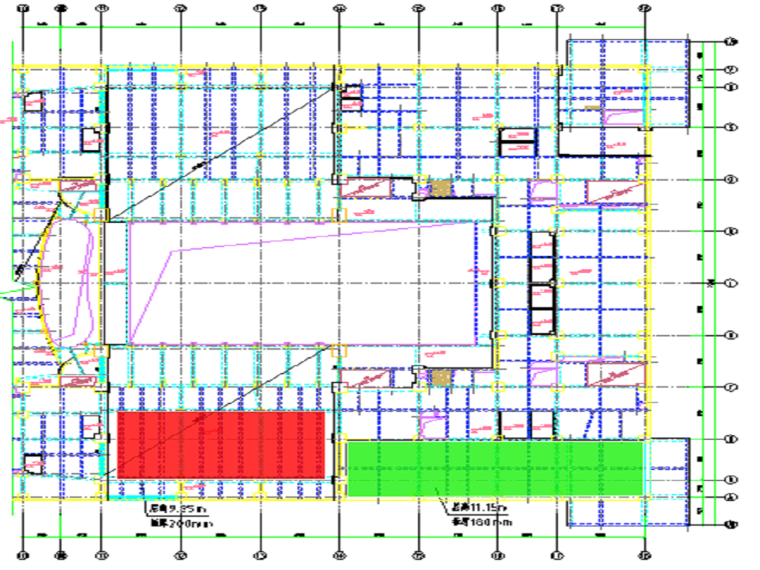 二层模板方案资料下载-甘肃文化艺术剧院高大模板施工方案（四层钢框架支撑+钢砼框剪结构）