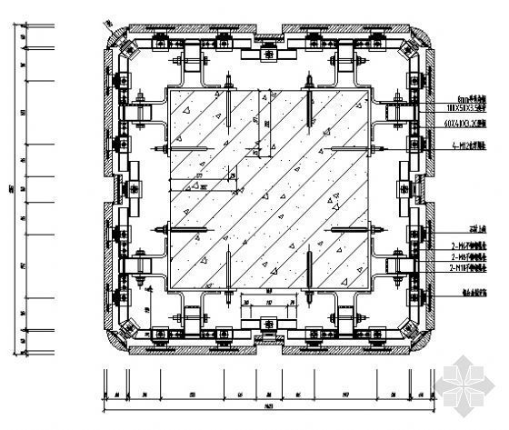 柱构造节点图资料下载-石材柱节点图2