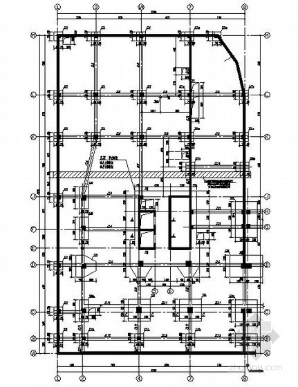 13层框架建筑施工图资料下载-[温州]13层框架剪力墙结构公寓结构施工图