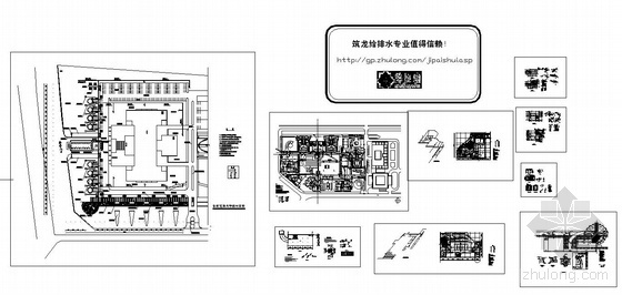 泳池给排水系统设计资料下载-9例园林给排水系统设计图合集