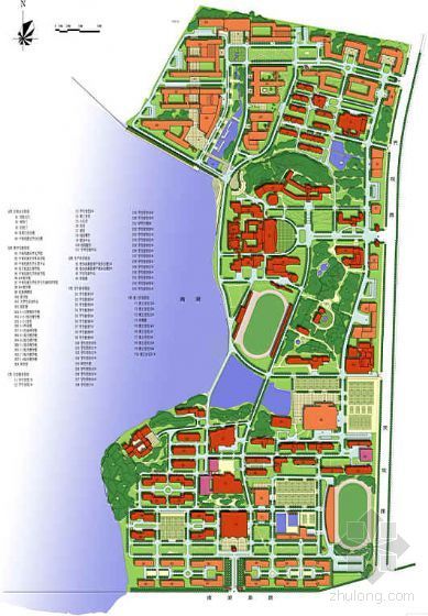 武汉市总体规划图资料下载-湖北武汉大学总体规划设计方案